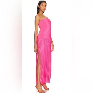 New Nbd ( revolve) Anita maxi dress bright pink